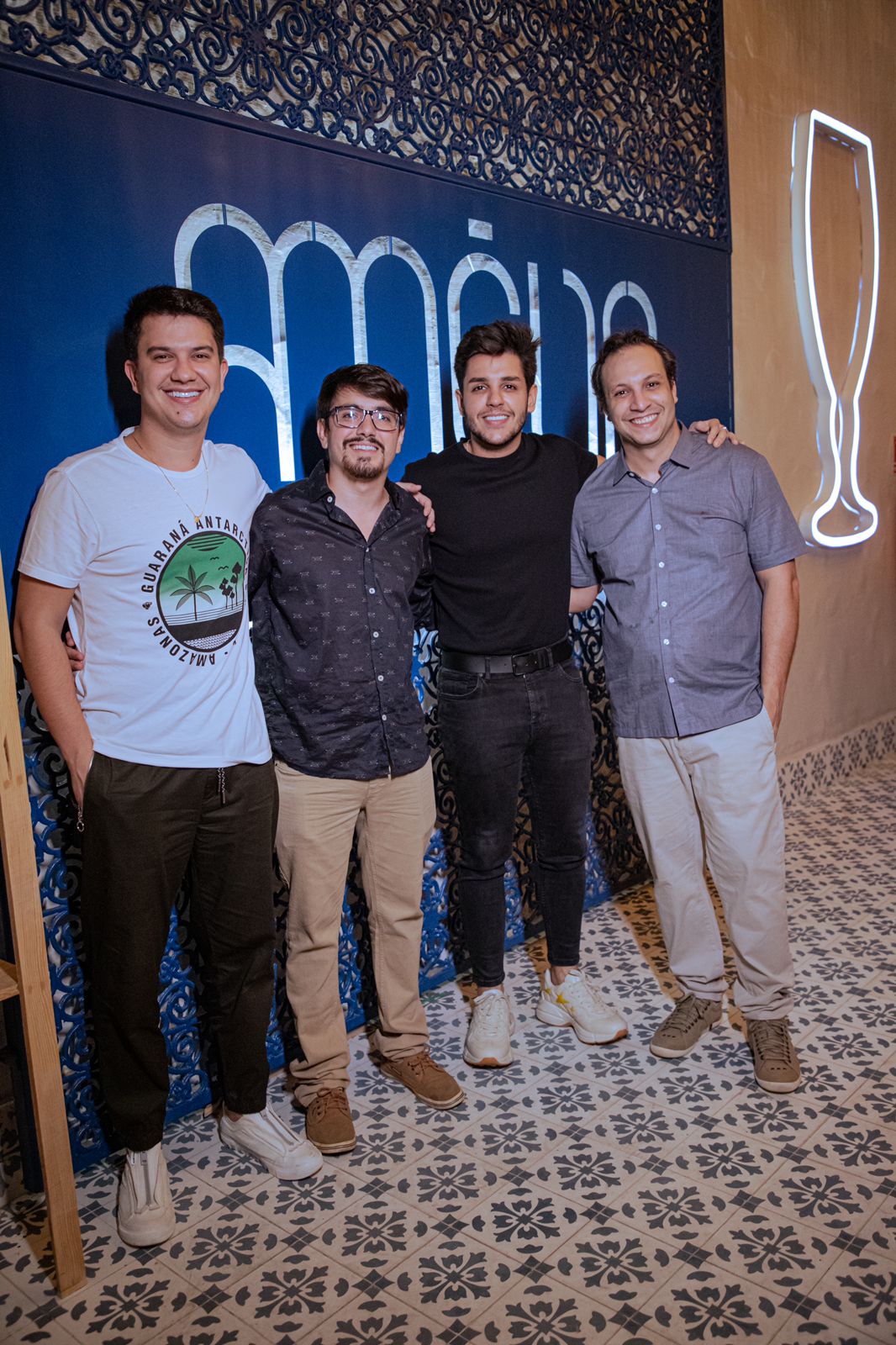 Hugo, Pedro Paulo Caetano, Guilherme e Vitor Rezende
